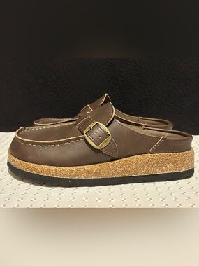 Project Cloud Carline Woman’s Size 8 Shoes Brown Leather Comfort